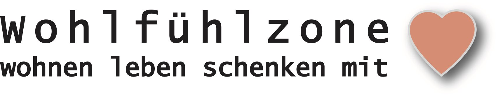 Schriftzug Wohlfühlzone